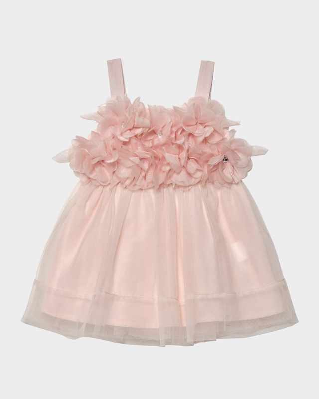 Girl's Bebe Peony Tulle Dress, Size 3-24